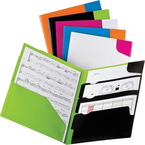 Oxford Poly Divide It Up 4-Pocket Folder